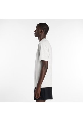 Camisa Deportiva New Balance Original Boxes Gris Para Hombre