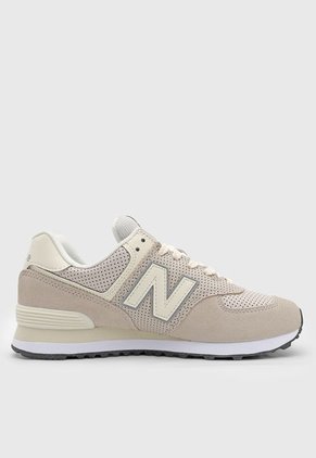 Tenis Lifestyle Beige-Marfil-Gris New Balance 574