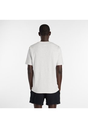 Camisa Deportiva New Balance Original Boxes Gris Para Hombre