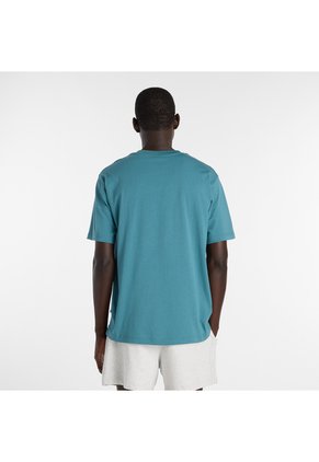 Camisa Deportiva New Balance Original Boxes Azul Para Hombre
