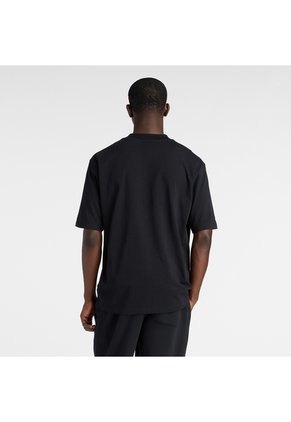 Camisa Deportiva New Balance Ghica Shuttle Negro Para Hombre