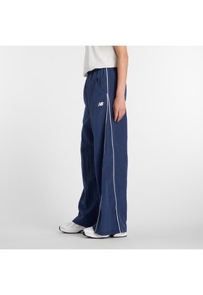 Pantalon Deportivos New Balance Originales Legacy Azul Mujer