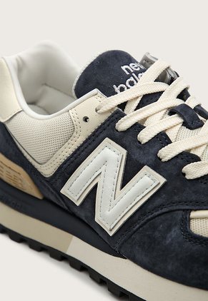 Tenis Lifestyle Azul Navy-Marfil-Mostaza New Balance 574