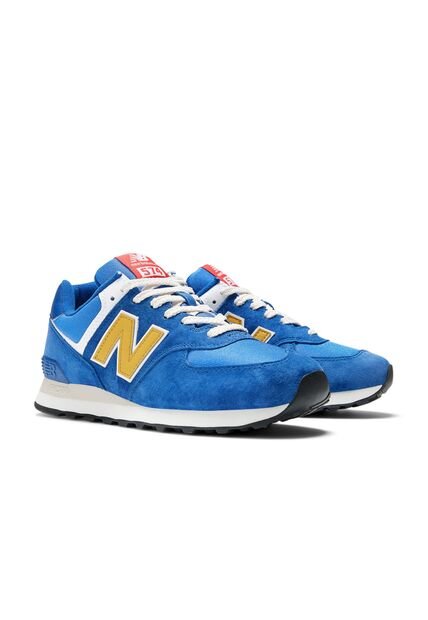 Tenis Deportivos New Balance Original 574 Azul Para Hombre