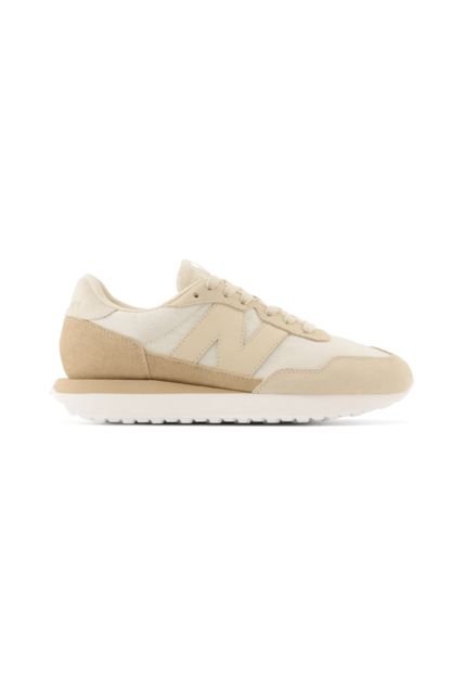 Tenis New Balance Mujer 237 Beige - Blanco