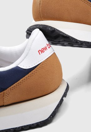 Tenis Lifestyle Ocre-Azul Navy-Blanco New Balance 237