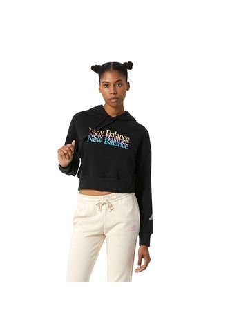 Hoodie New Balance Essentials Celebrate Para Mujer-Negro New Balance