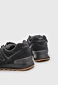 Tenis Lifestyle Negro-Gris-Miel New Balance 574 de New Balance