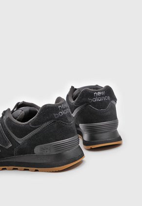 Tenis Lifestyle Negro-Gris-Miel New Balance 574