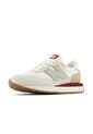 Tenis New Balance 237 Mujer-Beige/Verde de New Balance
