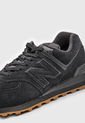 Tenis Lifestyle Negro-Gris-Miel New Balance 574 de New Balance