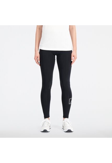 Pantalon Marca New Balance Original Essentials Negro Mujer