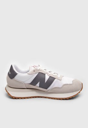 Tenis Lifestyle Blanco-Gris-Rojo New Balance 237