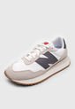 Tenis Lifestyle Blanco-Gris-Rojo New Balance 237 de New Balance