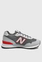 Tenis Lifestyle Gris-Marfil-Rojo New Balance 515 de New Balance