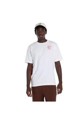 Camisa Deportiva New Balance Original Graphics Blanco Hombre New Balance
