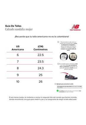 Sandalias New Balance Originales 200 XL Negro Para Mujer