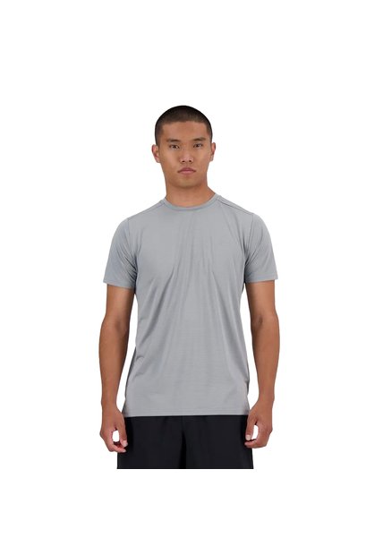 Camisa Deportiva New Balance Original Essentials Gris Hombre