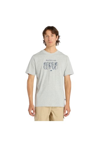 Camisa Deportiva New Balance Originales Graphics Gris Hombre New Balance