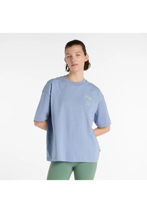 Camisa Deportiva New Balance Original X DebutVase Azul Mujer