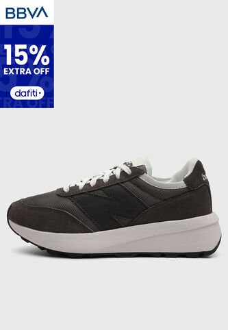Tenis new balance 370 Gris Oscuro New Balance