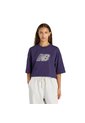 Camisa Deportiva New Balance Originals Graphics Morado Mujer de New Balance