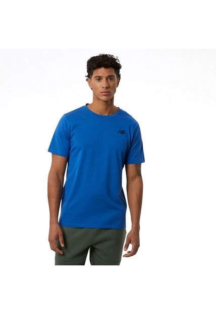 Camiseta New Balance Heathertech Tee Para Hombre-Cobalto