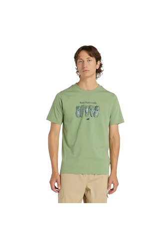 Camisa Deportiva New Balance Originals Graphics Verde Hombre New Balance