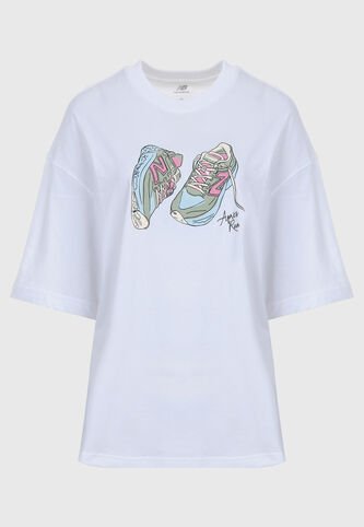 Camiseta new balance Blanco New Balance