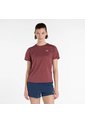 Camisa Deportiva New Balance Originales Athletics Rojo Mujer de New Balance
