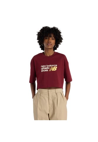Camisa Deportiva New Balance Original Ath Premium Rojo Mujer New Balance