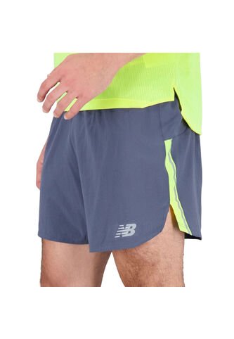 Pantaloneta New Balance Original Impact Run Gris Para Hombre New Balance