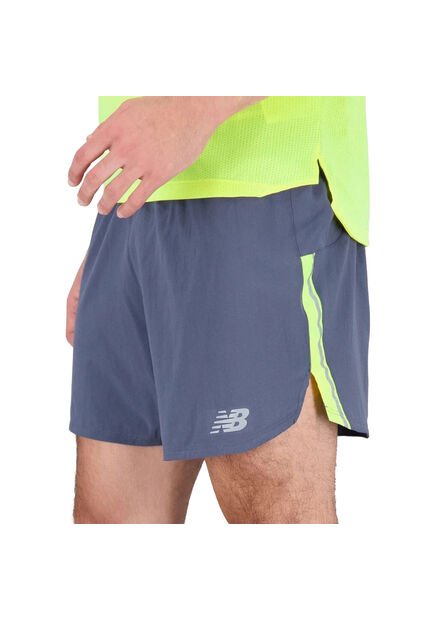 Pantaloneta New Balance Original Impact Run Gris Para Hombre