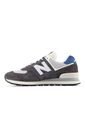 Tenis New Balance 574 Hombre-Negro/Blanco de New Balance