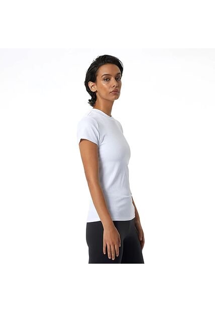 Camisa Deportiva New Balance Original Perf Blanco Para Mujer