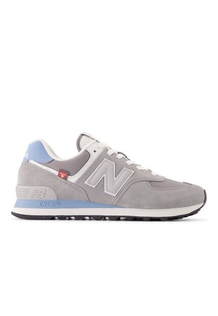 Tenis New Balance 574 Hombre-Gris/Azul