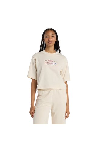 Camisas Deportivas New Balance Originals Relaxed Beige Mujer New Balance
