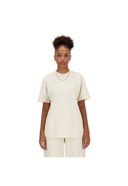 Camisa New Balance Original Athletic Jersey Beige Para Mujer