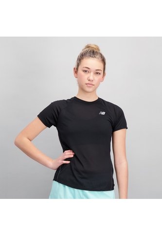 Camisa Deportiva New Balance Original Impact Run Negro Mujer New Balance