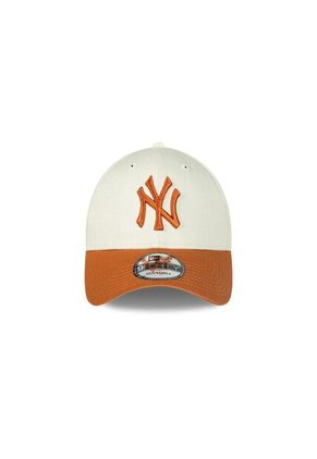 Gorra New Era New York Yankees 940 Unisex-Beige/Naranja