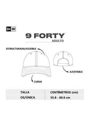 Gorra New Era Los Angeles Dodgers Evergreen 9Forty-Azul