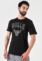 Camiseta Negro New Era Chicago Bulls de New Era