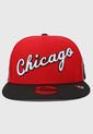 Gorra Rojo-Negro-Blanco New Era Chicago Bulls de New Era