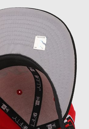 Gorra Rojo-Negro-Blanco New Era Chicago Bulls