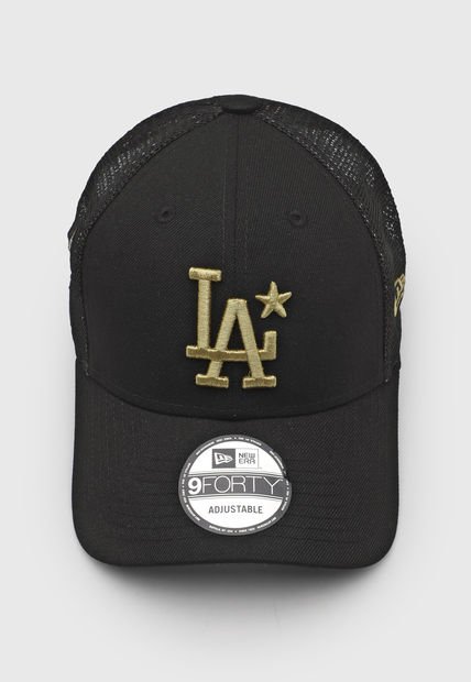 Gorra Negro-Dorado New Era Los Angeles Dodgers