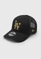 Gorra Negro-Dorado New Era Los Angeles Dodgers de New Era