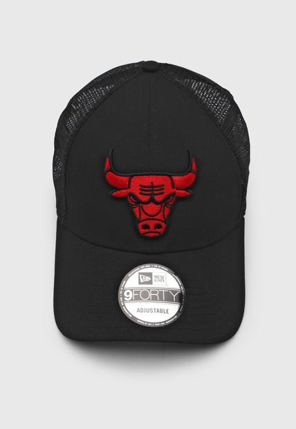 Gorra Negro-Rojo New Era Chicago Bulls