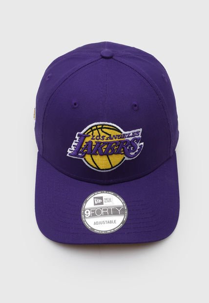 Gorra Violeta-Amarillo New Era Los Angeles Lakers