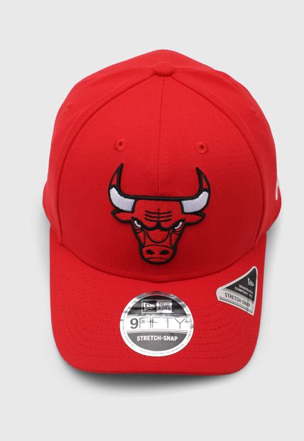 Gorra Rojo-Blanco-Negro New Era Chicago Bulls