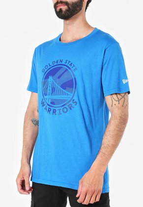 Camiseta Azul-Azul Navy New Era Golden State Warriors